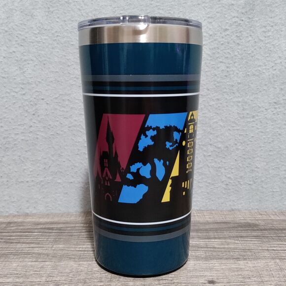 Disney Parks Icons Stainless Tumbler Park Hopping Is My Cardio NEW - Picture 4 of 8